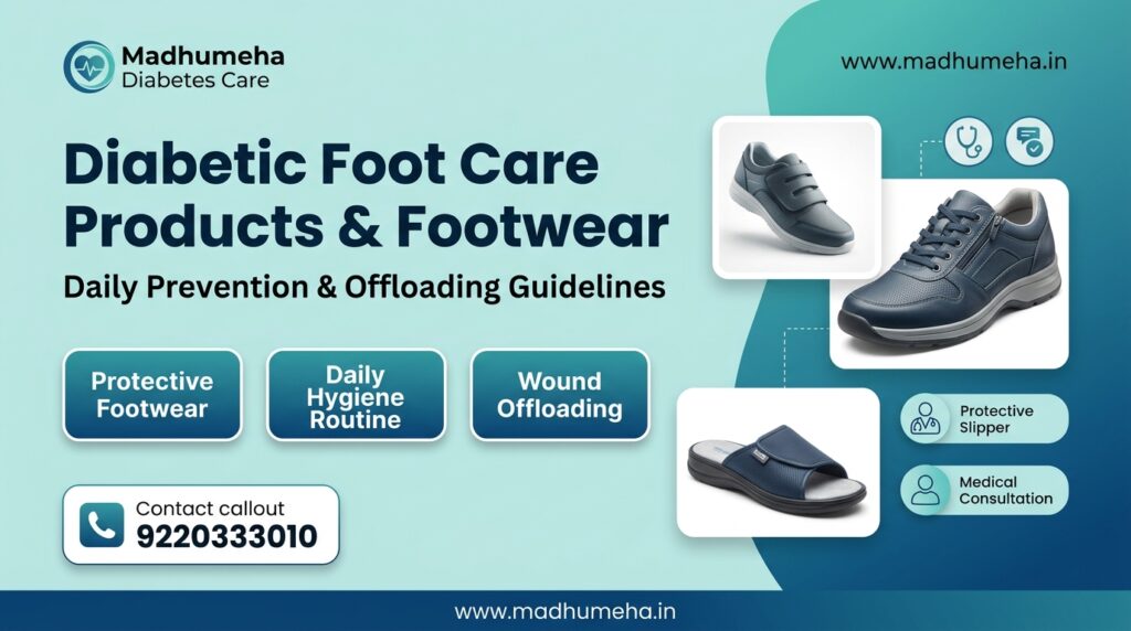 Diabetic Foot Care Products & Footwear: Daily Prevention & Offloading Guidelines Diabetic Foot Care Products & Footwear: Daily Prevention & Offloading Guidelines