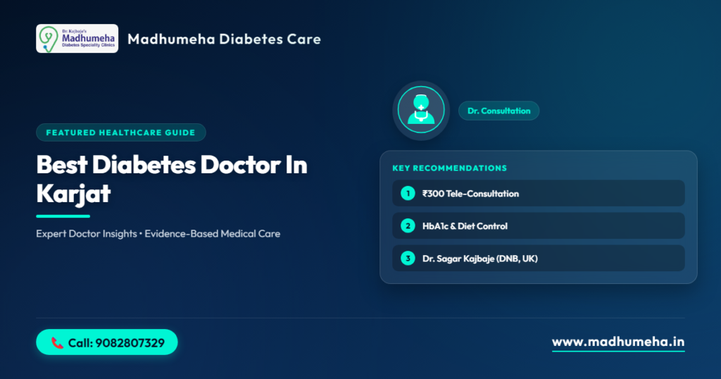 Best Diabetes Doctor in Karjat | Madhumeha Clinic