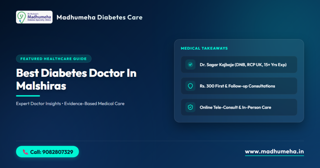 Best Diabetes Doctor in Malshiras | Dr. Sagar Kajbaje