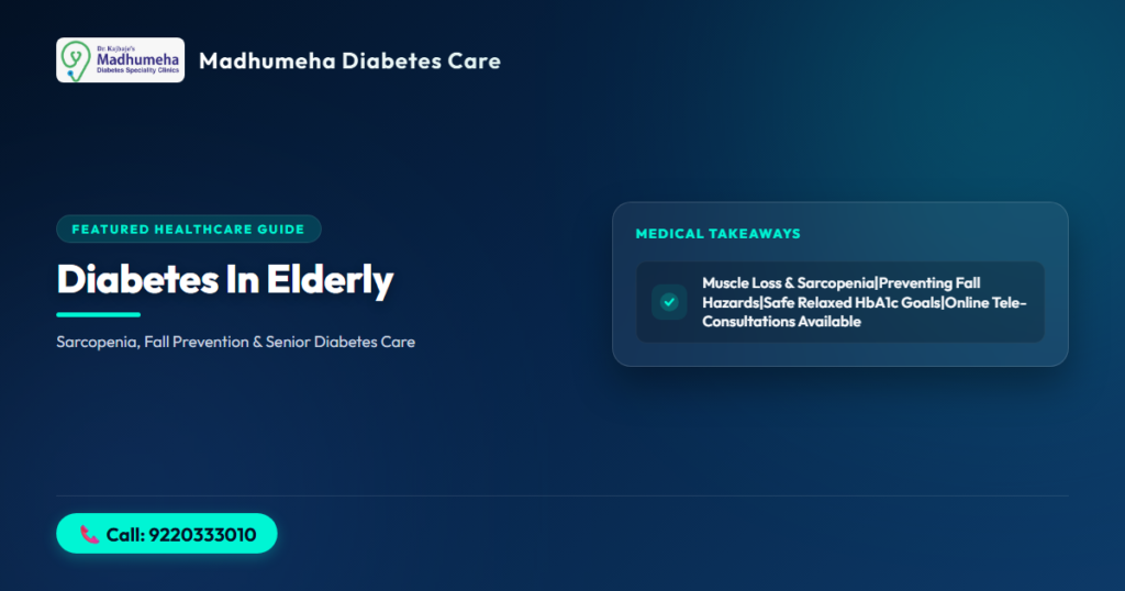 Elderly Diabetes Care: Sarcopenia, Falls & Safe Management