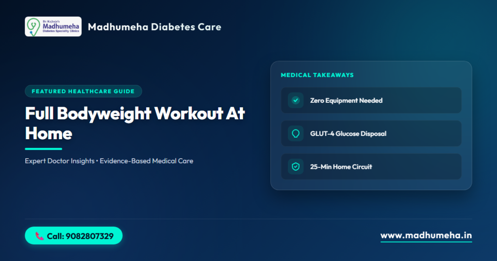 Full Bodyweight Workout at Home: No-Equipment Routine Full Bodyweight Workout at Home: No-Equipment Routine