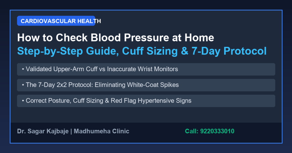 How to Check Blood Pressure at Home: Step-by-Step Guide How to Check Blood Pressure at Home: Step-by-Step Guide