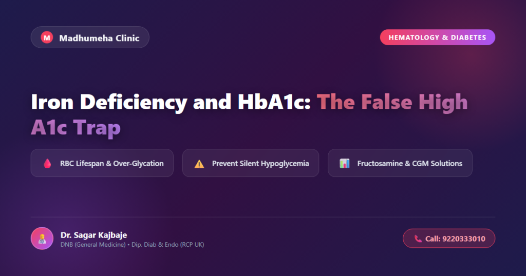 Iron Deficiency and HbA1c: Why A1c Can Be Falsely High Iron Deficiency and HbA1c: Why A1c Can Be Falsely High