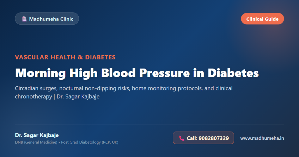 Morning High Blood Pressure in Diabetes: Causes & Care Morning High Blood Pressure in Diabetes: Causes & Care