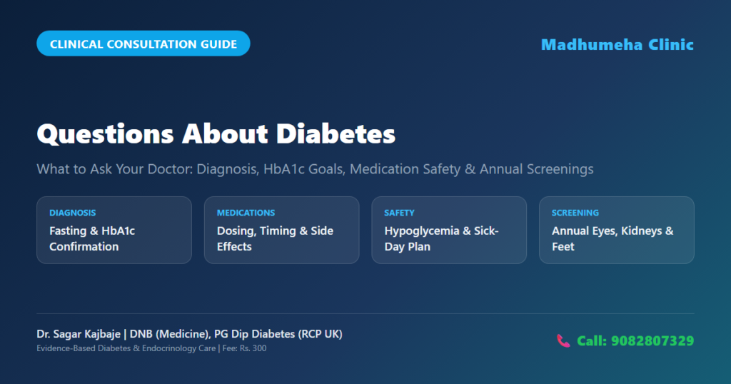 Questions About Diabetes: What to Ask Your Doctor Questions About Diabetes: What to Ask Your Doctor
