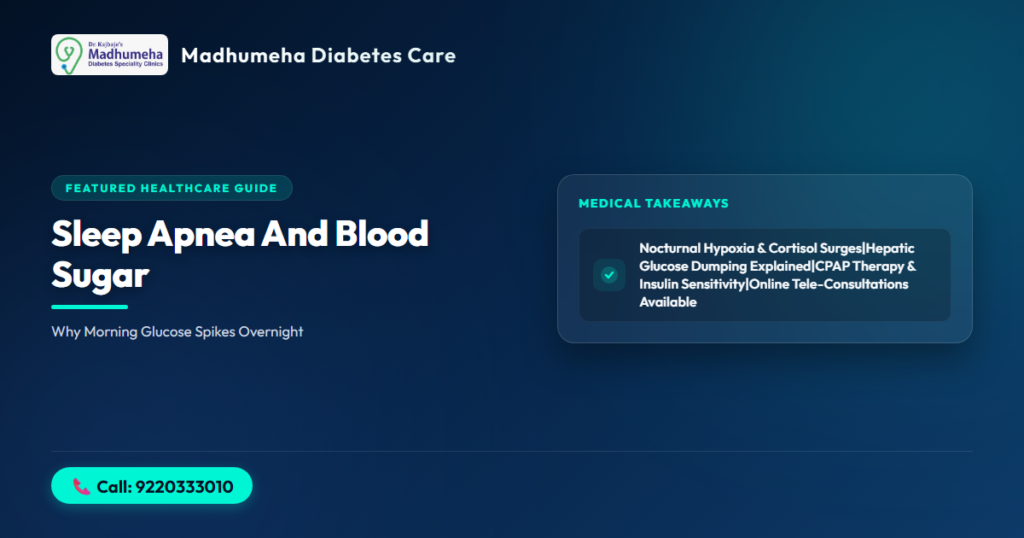 Sleep Apnea and Blood Sugar: Why Morning Spikes Happen