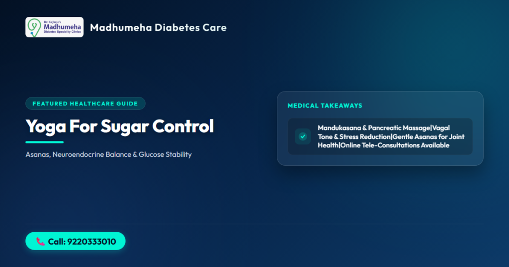 Yoga for Sugar Control: Best Asanas & Clinical Guide Yoga for Sugar Control: Best Asanas & Clinical Guide